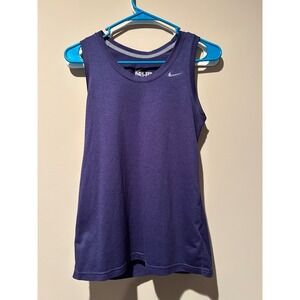 Nike Dri Fit Women's Purple Athletic Tank Top Size M